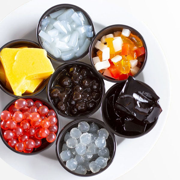 Bubble Tea Toppings – Tapioca Pearls, Popping Boba & Coconut Jellies