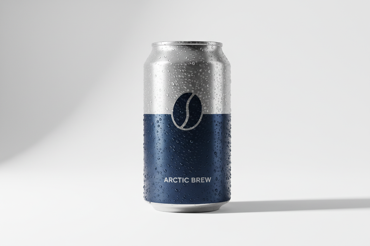 專業商品攝影風格呈現canned coffee