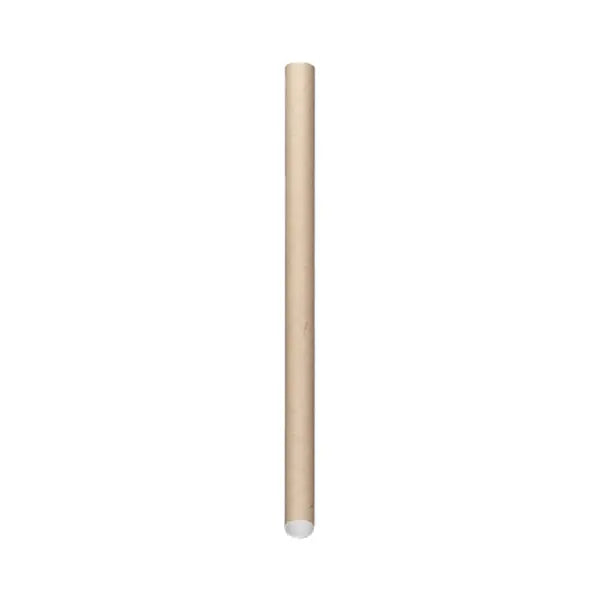 12mm large kraft paper straws, biodegradable and eco-friendly, perfect for bubble tea and thick beverages, individually paper wrapped for hygiene.