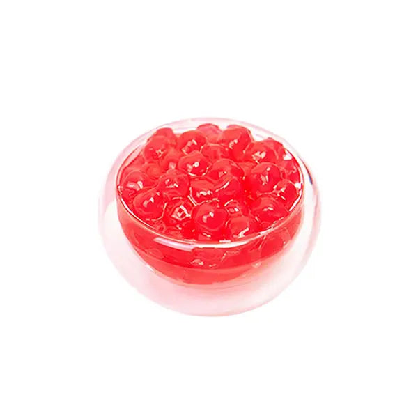 Sakura Boba with a soft pink hue, offering a chewy texture and delicate sweetness. Perfect for milk tea, fruit tea, and smoothies to add a floral-inspired touch.