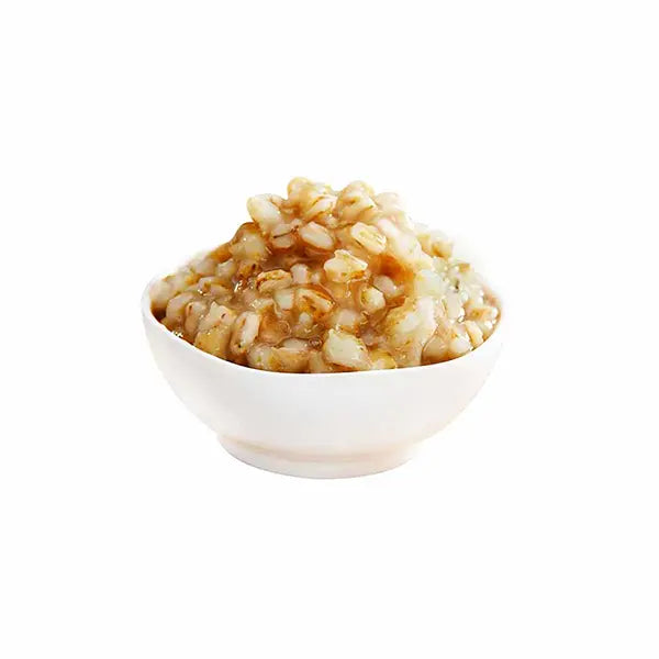 Sweet highland barley with chewy grains and mild sweetness, ideal topping for tofu pudding, desserts, and cold drinks.