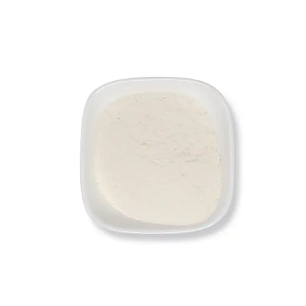 Egg Pudding Powder in a white bowl, premium pudding powder for cafés, dessert shops, and OEM foodservice supply.