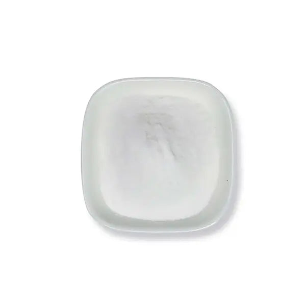 Kanten Powder in a white bowl, premium agar agar powder for vegan desserts, beverages, and OEM foodservice supply.