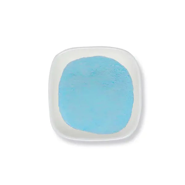 Cotton Candy Powder in pastel blue, premium sweet powder for beverages, desserts, and OEM applications.