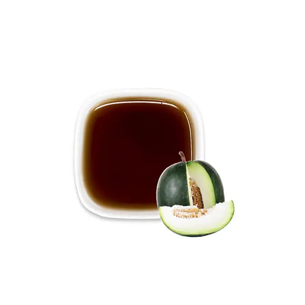 Winter melon syrup with fruit – dark brown and aromatic, perfect for traditional Taiwanese drinks.