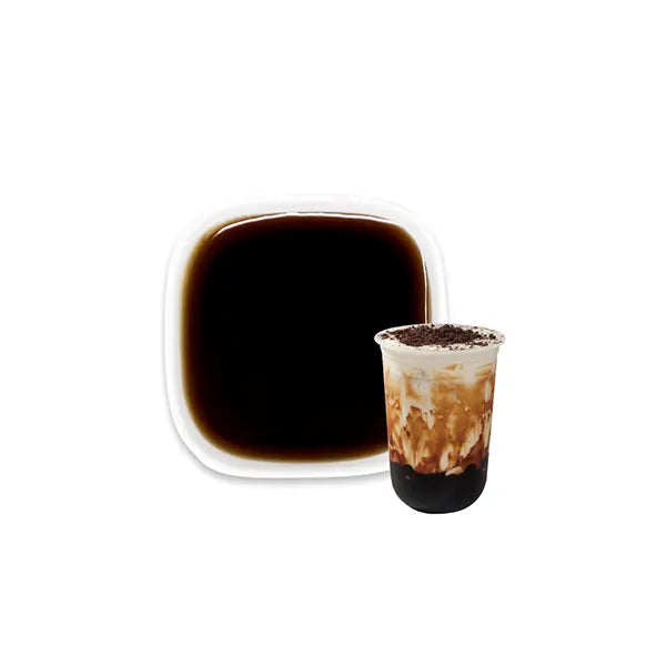 Tiger sugar syrup with signature brown sugar drink – rich caramel stripes and deep color.