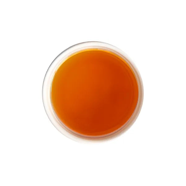 Rich amber-colored Earl Grey tea with citrus aroma.